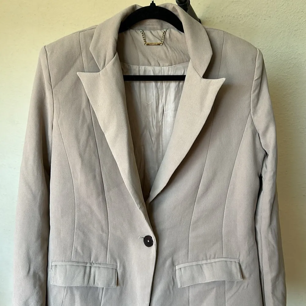 House of CB Marta Oversized Single Breasted Blazer Structured Boyfriend NWOT Sma - Image 5