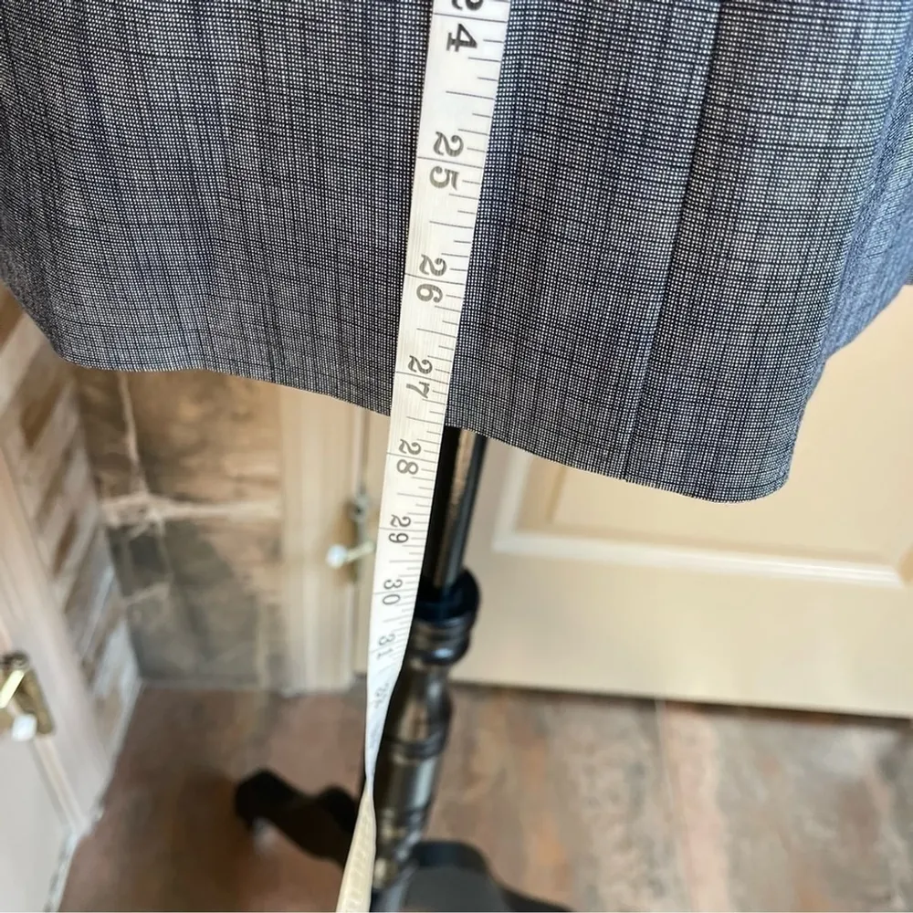 Halogen - Blue White Single Button Lined Blazer Sz 14 - Image 6