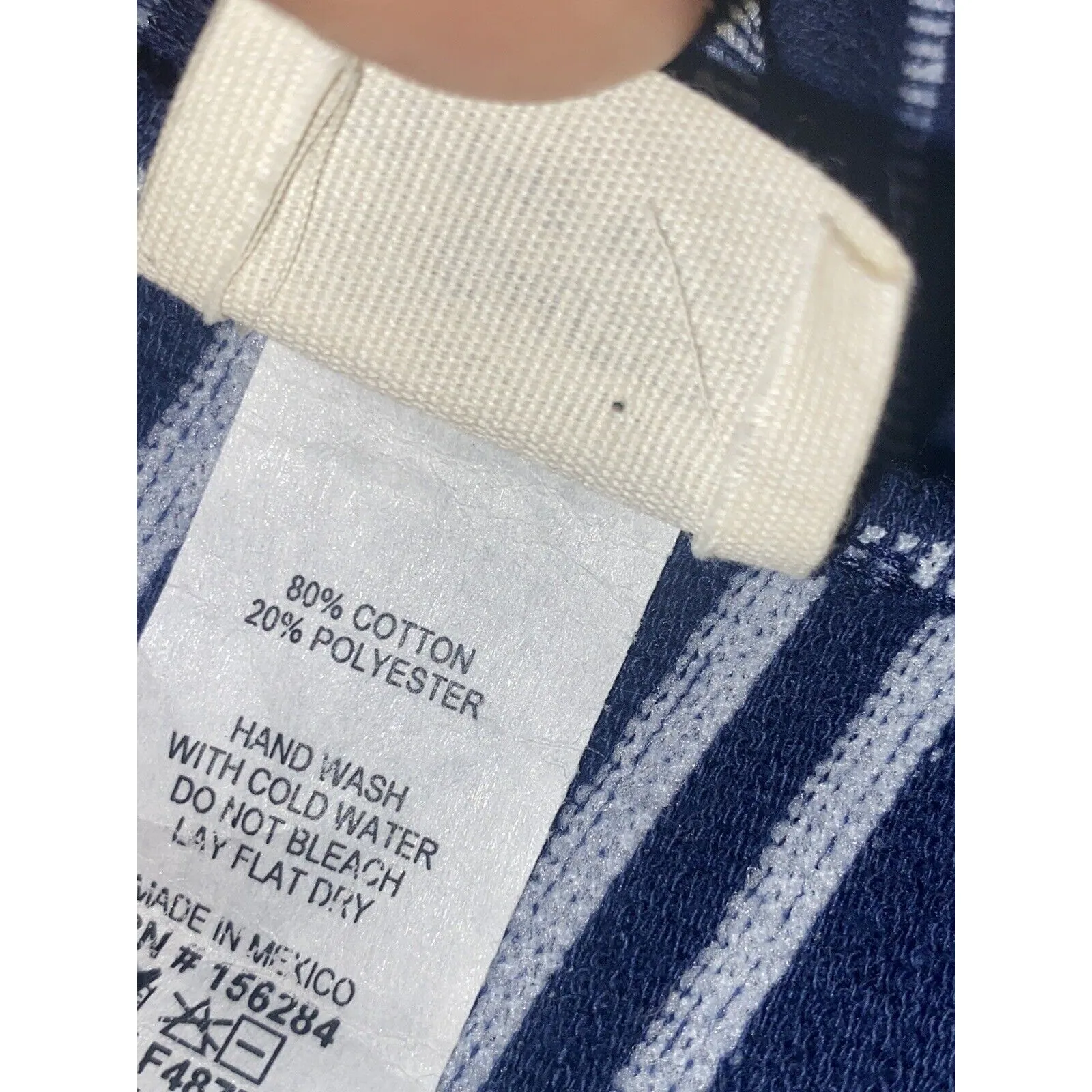 Caution To The Wind Striped Faux Wrap Tie-Back Jumpsuit Sz M Light Weight - Image 15