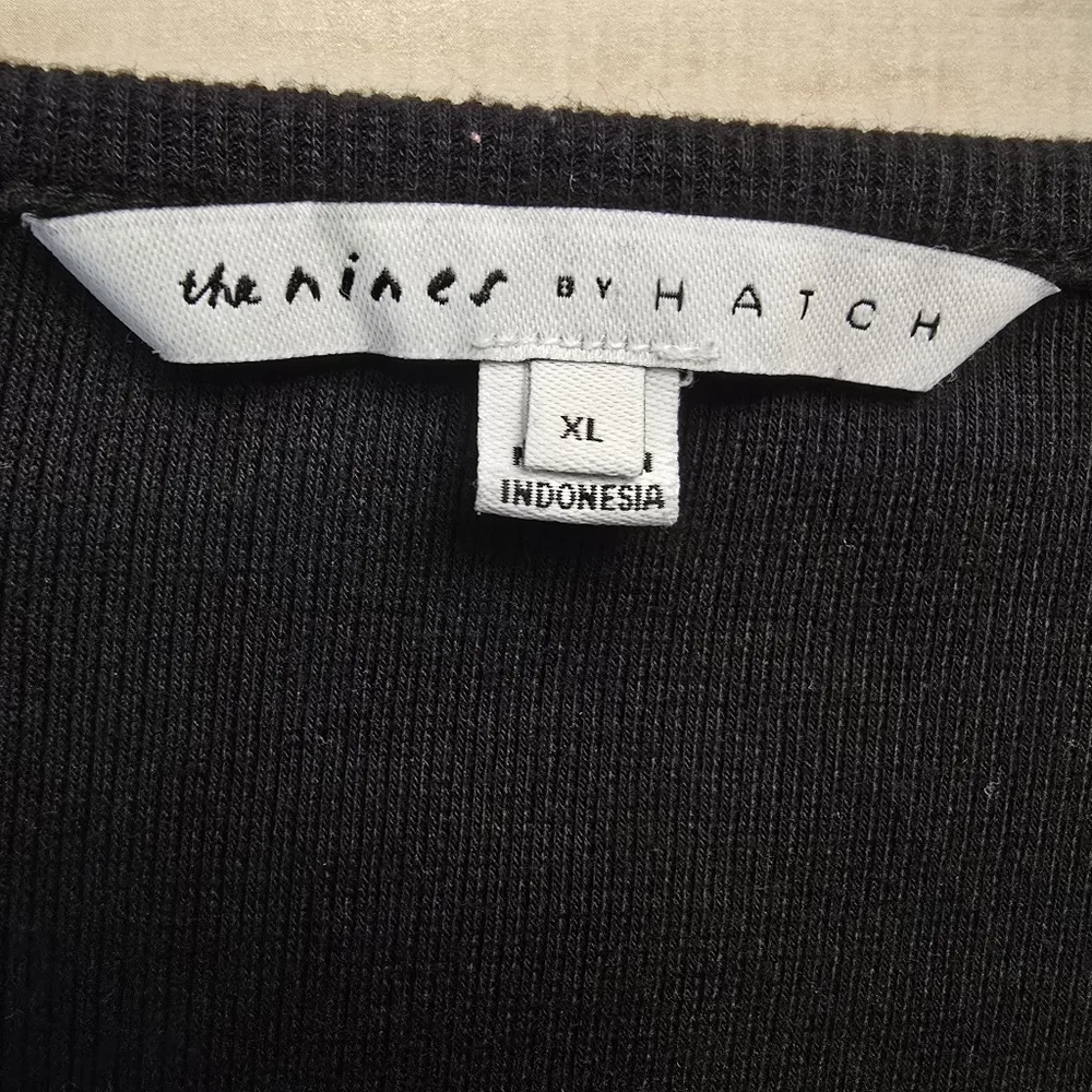 {XL} The Nines by HATCH for Target Black Jersey Knit Ribbed Bodycon Dress Size undefined - Image 12