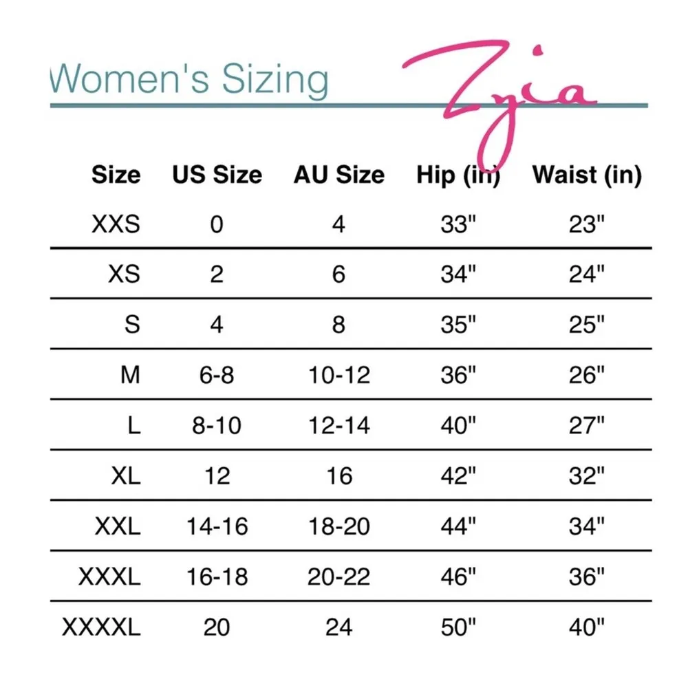 Zyia Coral Sunset Block Chill Light N Tight 7/8 Leggings Sz.6-8 - Image 16