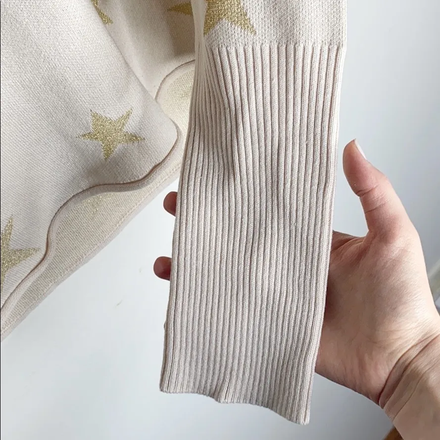 Chaser cropped golden star pullover size S - Image 8