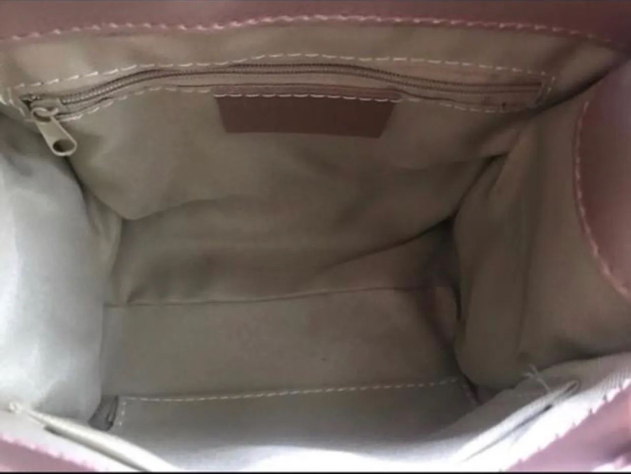 Persaman New York Satin Pink Purse - Image 7