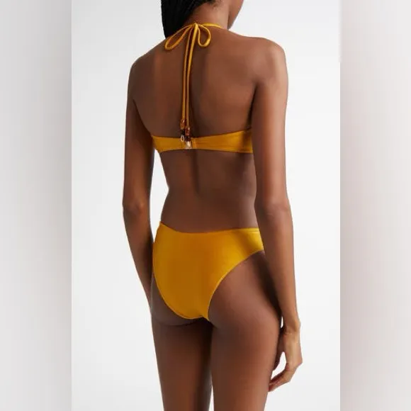 Zimmermann Wylie Halter Bikini orange. Size 0 US 4, $260 - Image 3