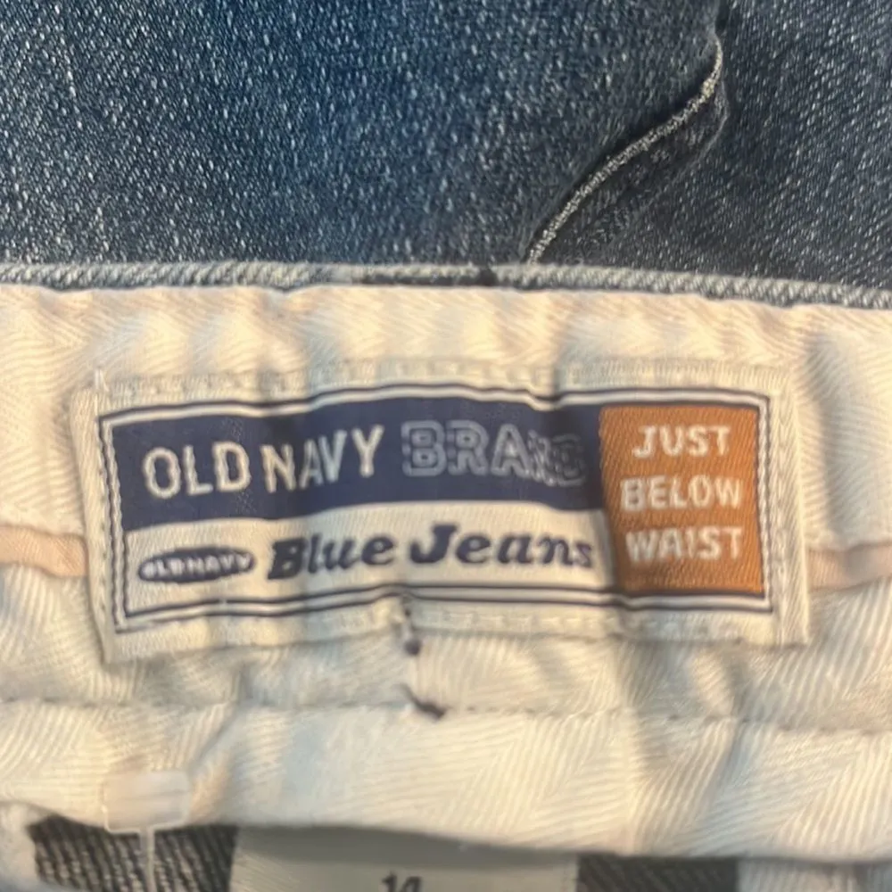 𝅺Y2K fall 2005 old navy just below waist blue jeans size 14. - Image 6