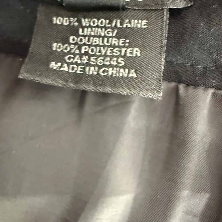 J. Crew Wool Lined Lightweight Pencil Straight Mini Skirt Back Slit ZipUp 8 Grey - Image 8