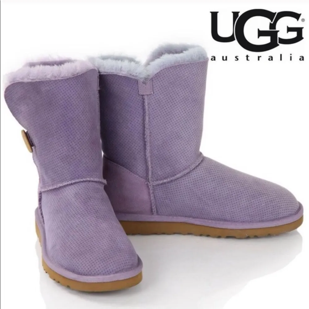 Ugg Purple Bailey Button Boots   - Image 4