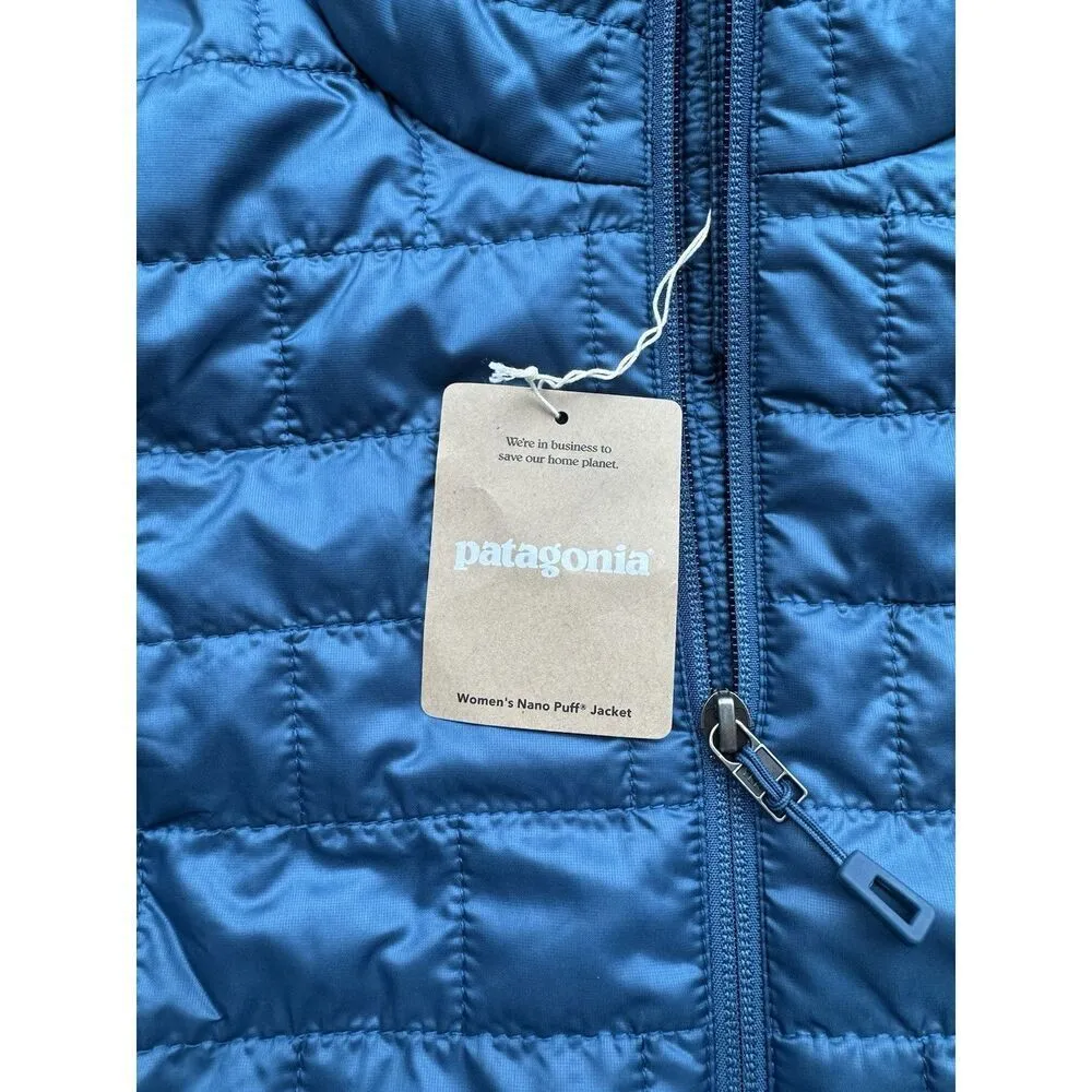 Patagonia Women’s Nano Puff Insulated Jacket Lagom Blue Size XS NWT $239 Org. - Image 2