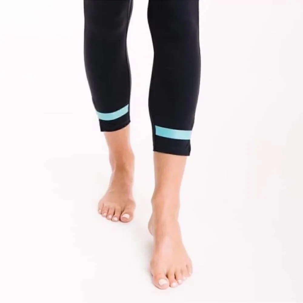 Zyia Navy Strap Deluxe Hi-Rise Leggings Size 8-10 24” Active Athletic Pants - Image 4