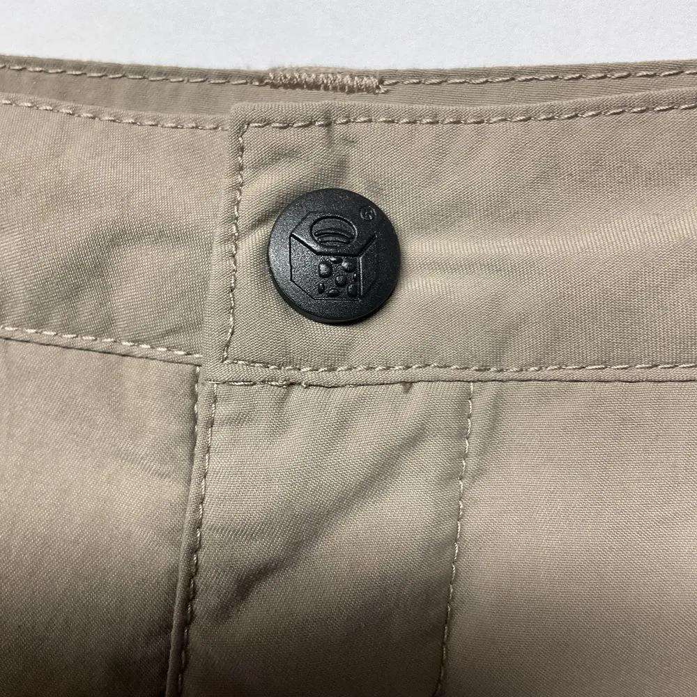 Mountain Hardwear Women's Bermuda Shorts Size 14 Tan Brown Nylon Outdoor Hiking - Image 10