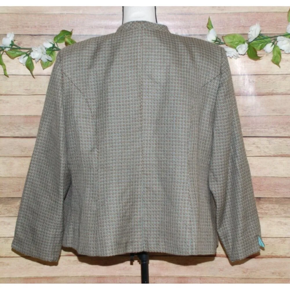 Jessica Howard Woman's Jacket & Sleeveless Shirt Plus Size 22W Petite Career - Image 9