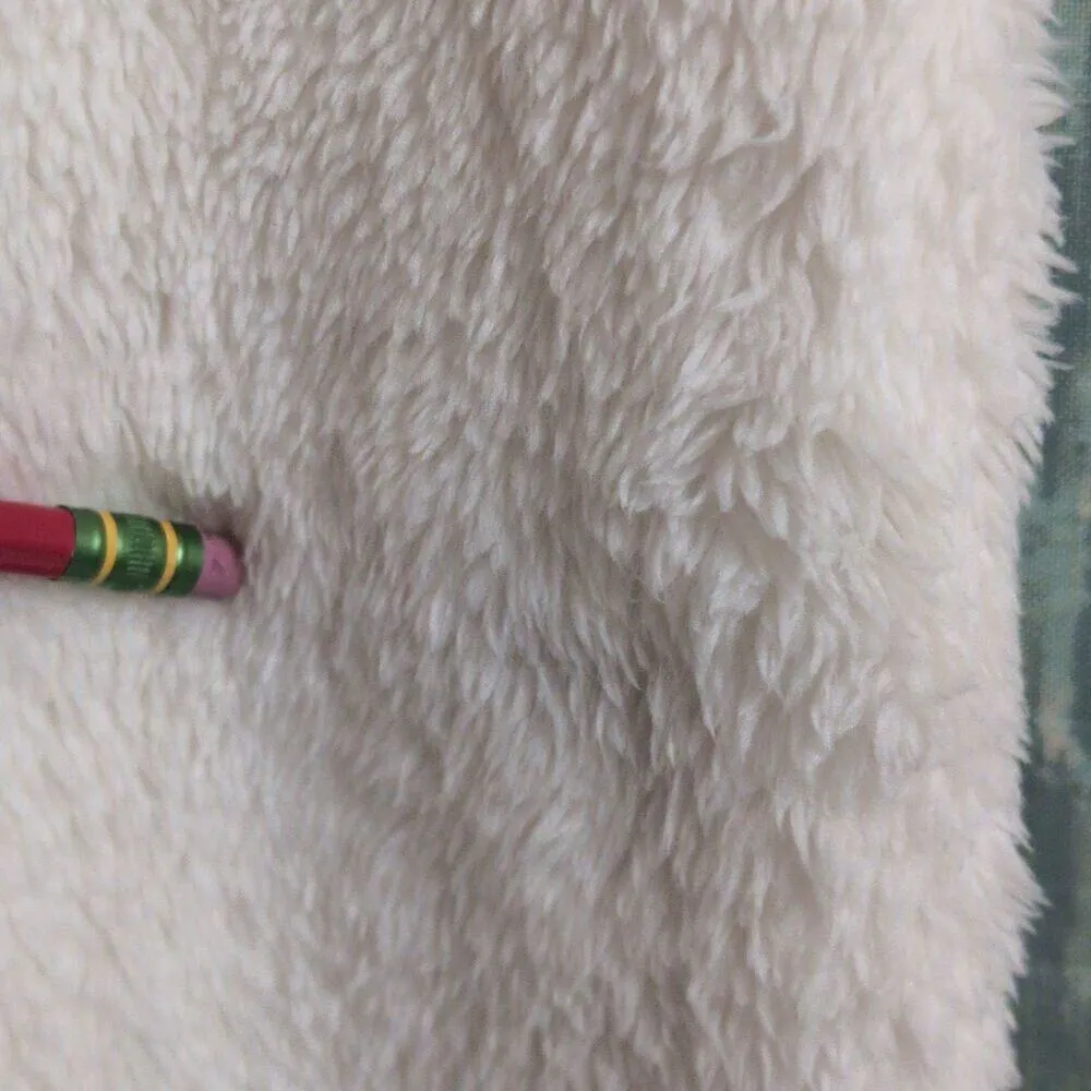 NWT OFFLINE by Aerie White Fleece Elastic Waistband Zipper Pockets Pants Size M - Image 7