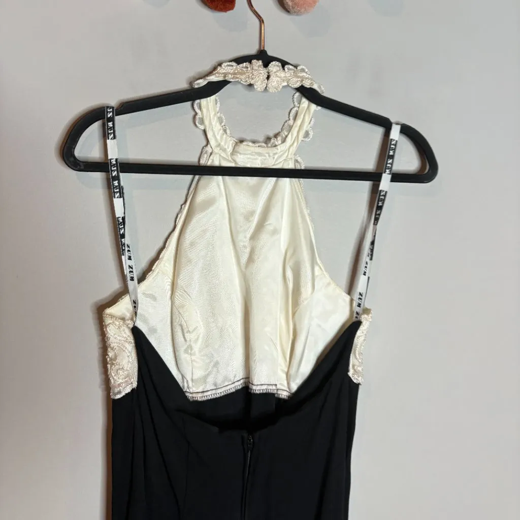 Vtg 90's high neck sequin formal dress - Image 3