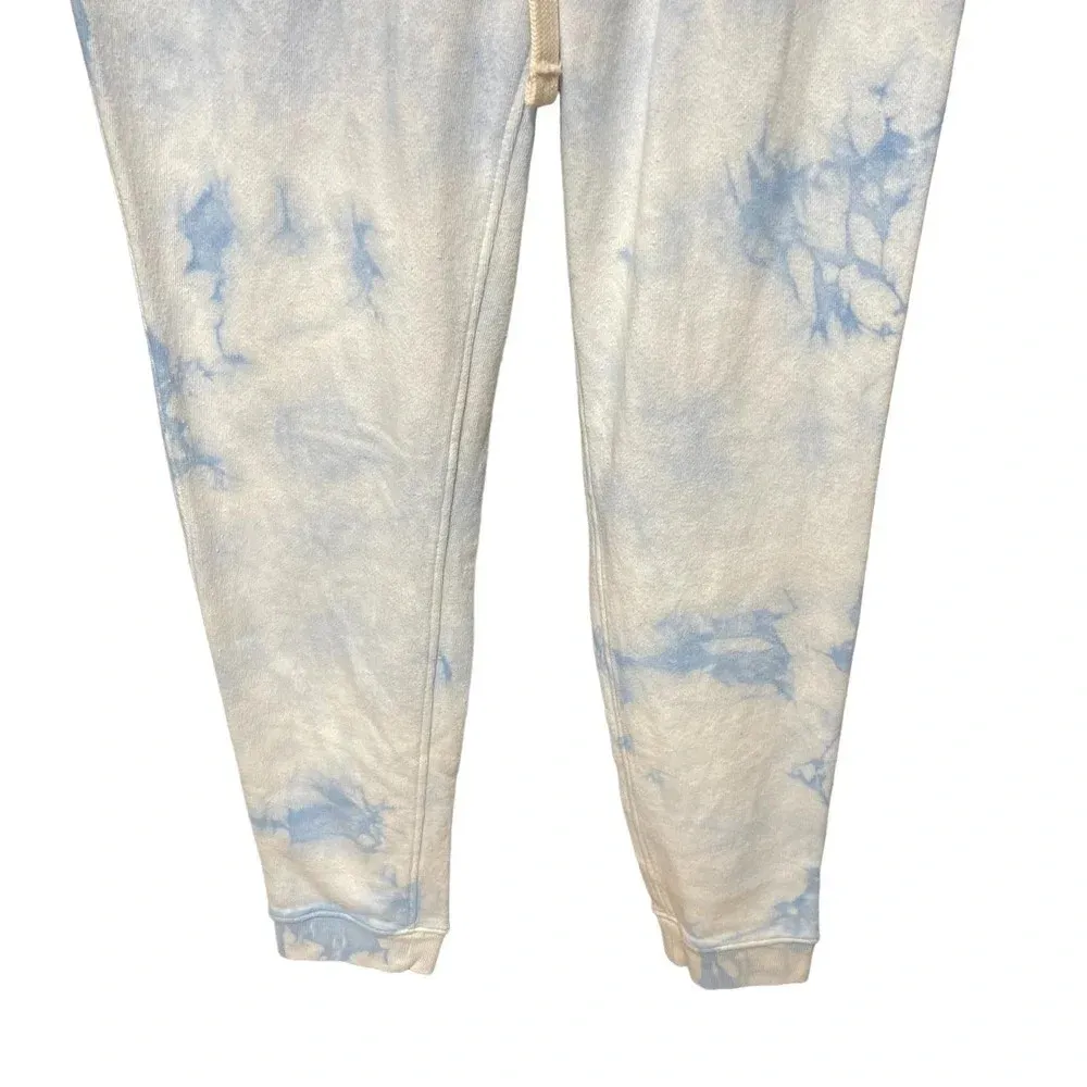 Faherty Bells Tie Dye Jogger Sweatpants‎ Blue Size Small - Image 5