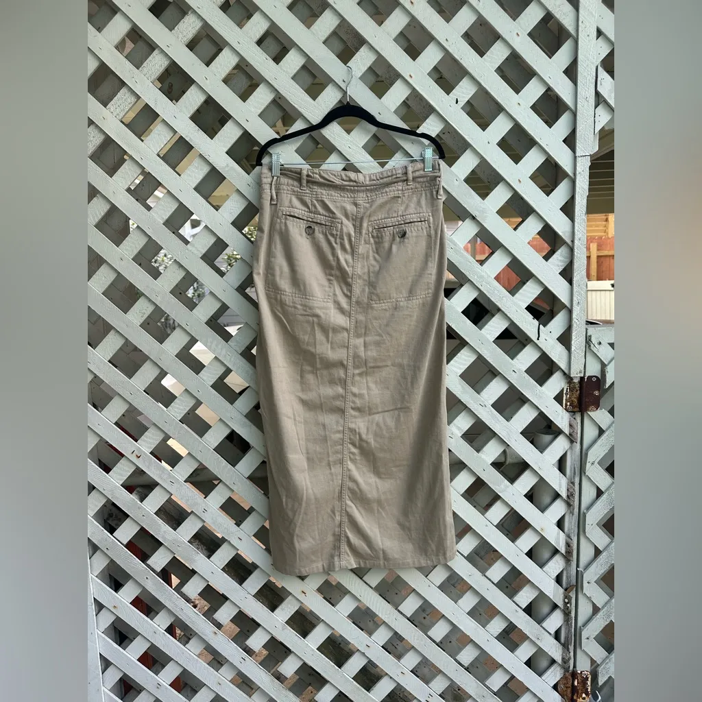 Free people Chino Maxi Skirt - Image 3