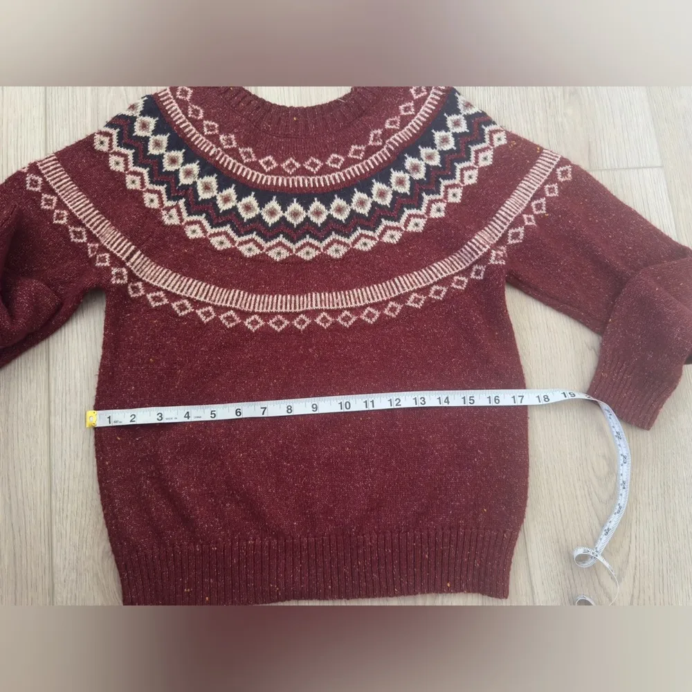 WEATHERPROOF VINTAGE Women's Red Patterned Sweater 🧣 - Image 5