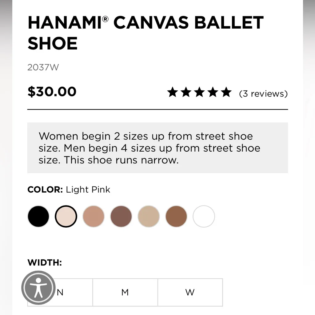 New! Capezio Hanami Canvas Ballet Shoe Flex Arch Dance Light Pink Size 9W - Image 7