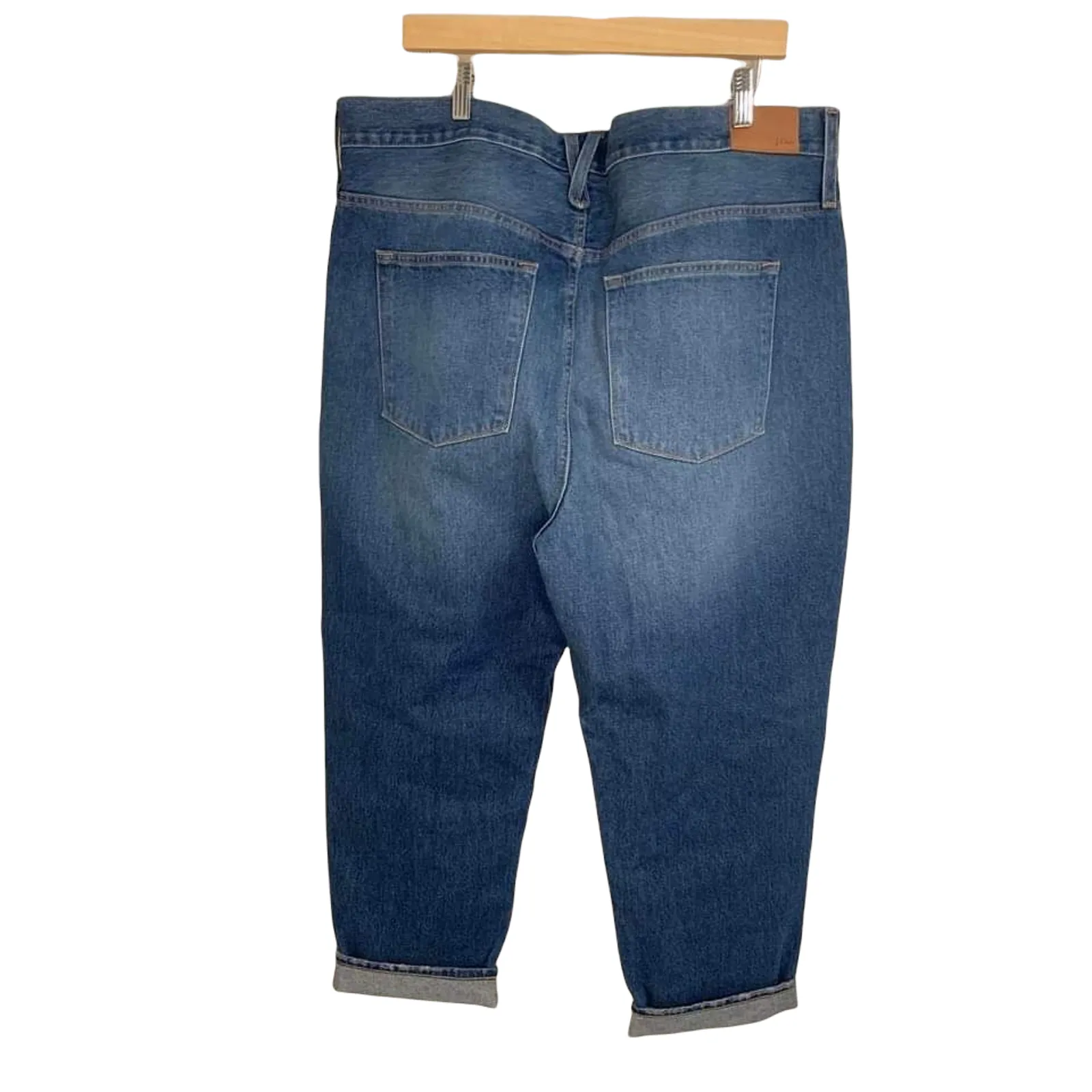 J.CREW Slouchy Boyfriend Jean in Bright Indigo Wash Size 34 #BA643 Blue - Image 4