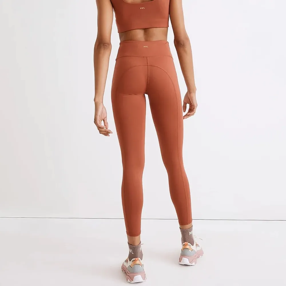 MWL By Madewell Flex High Rise 25” Leggings Weathered Brick XXS NWT - Image 3