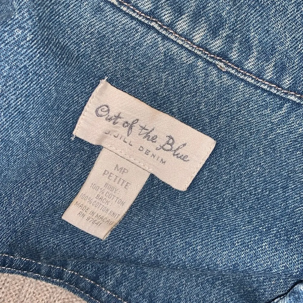 J. Jill Denim Out of the Blue Size PM Jean Jacket - Image 12
