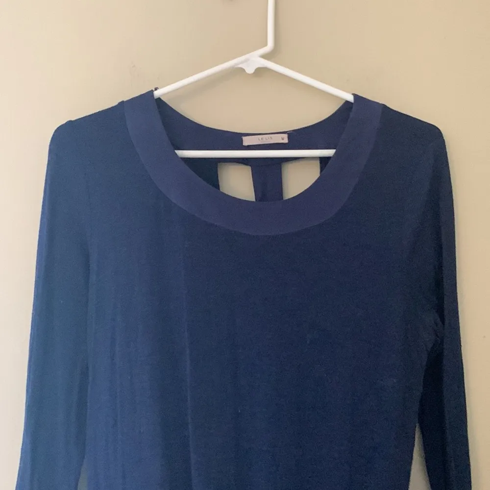 Long Sleeve Blue Top - Image 3