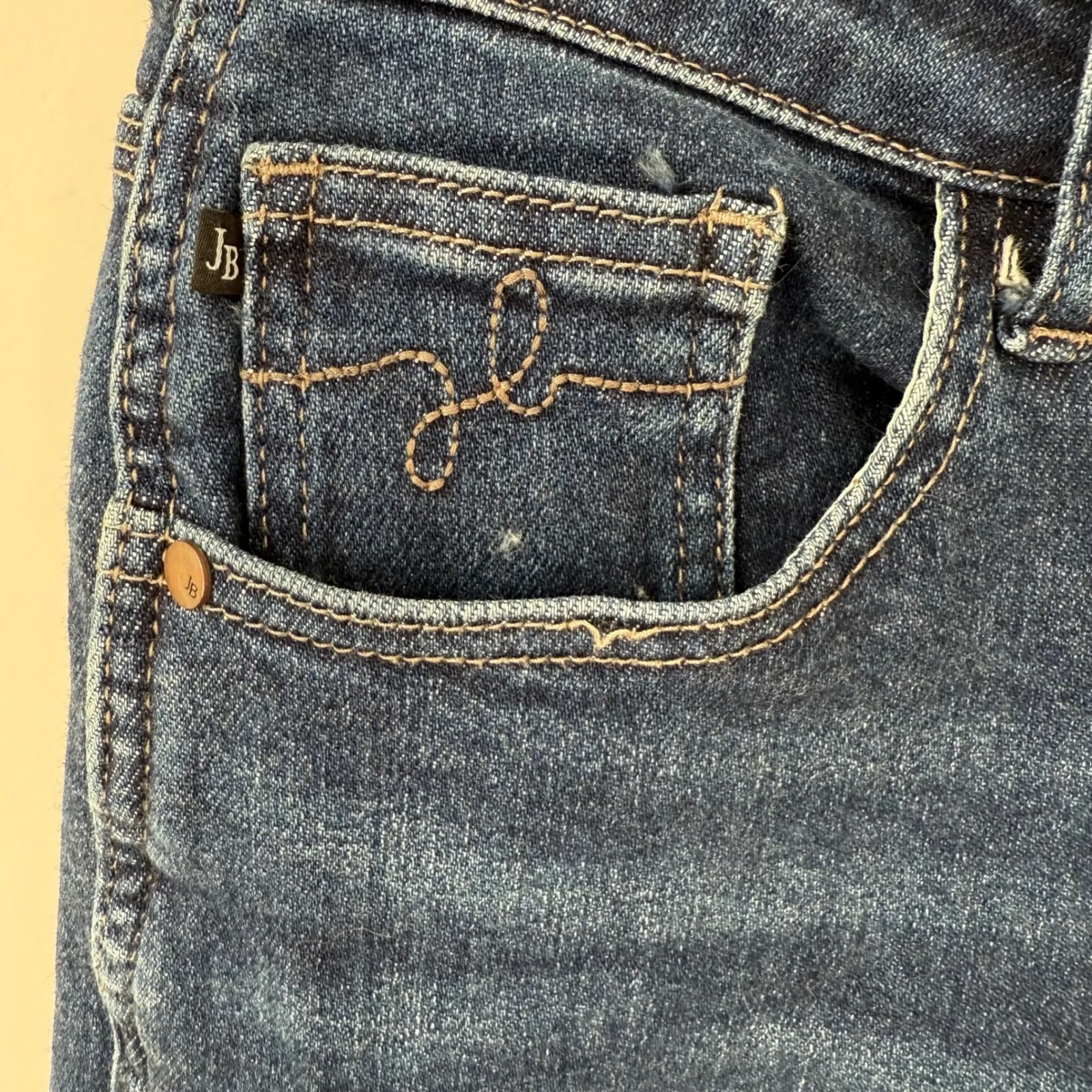 Judy Blue Women's Betsy‎ Hi-Rise Cropped Straight Fit w/ Side Slit Jeans Sz 7/28 - Image 5