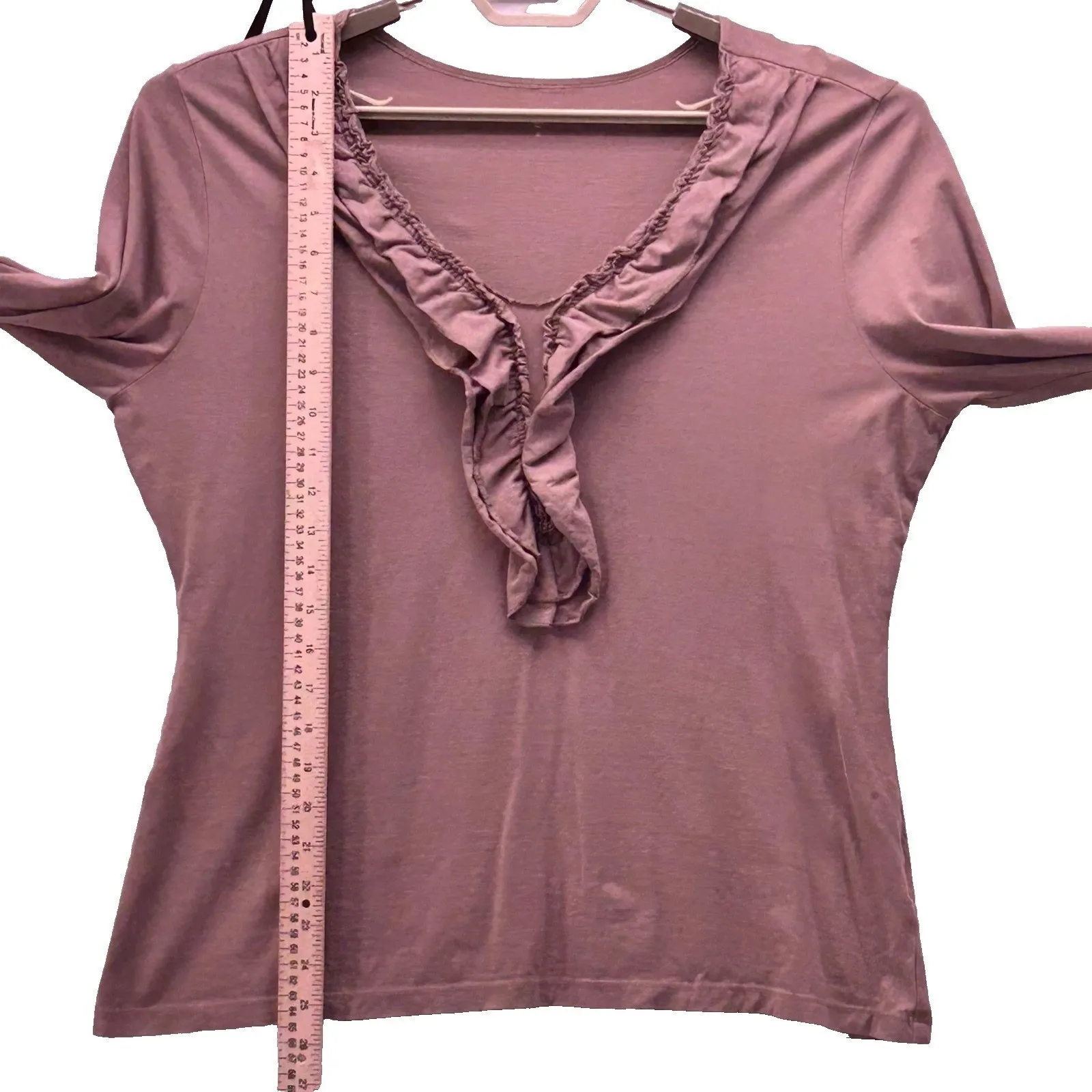 Garnet Hill Pima Cotton Top Brown XL‎ - Image 11