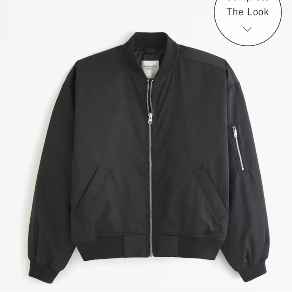 Abercrombie & Fitch Nylon Bomber Jacket - Image 6