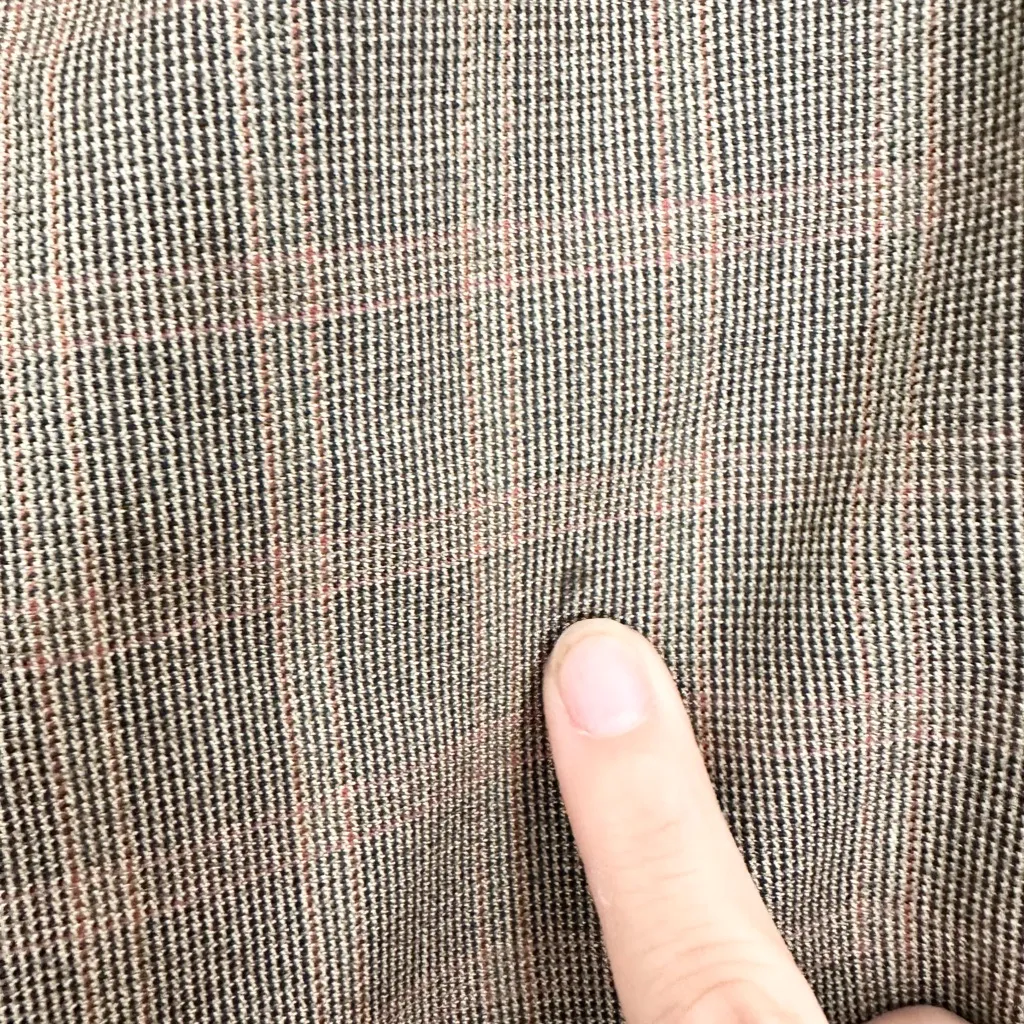 Brooks brother plaid trousers size 6 wool women office business - Image 4