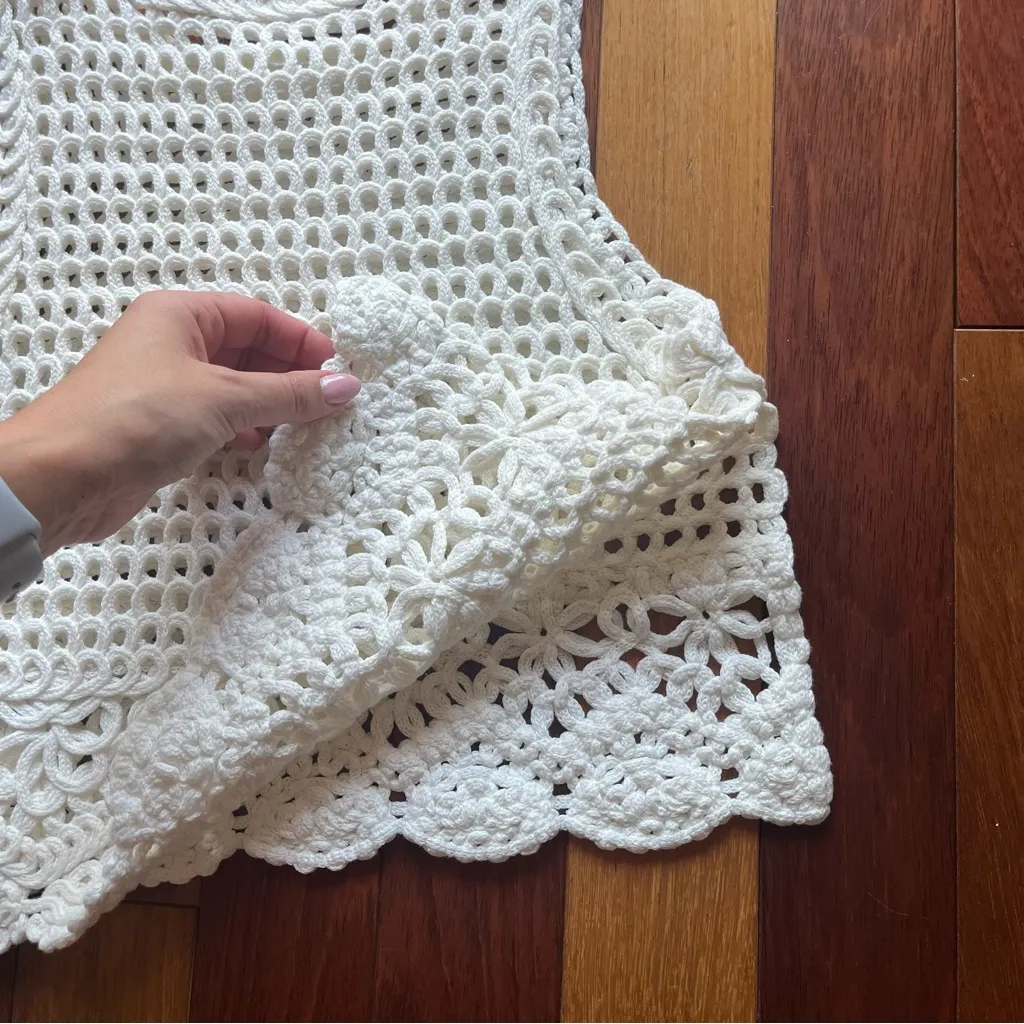 ZARA CROCHET CROP TOP LIKE NEW - Image 3