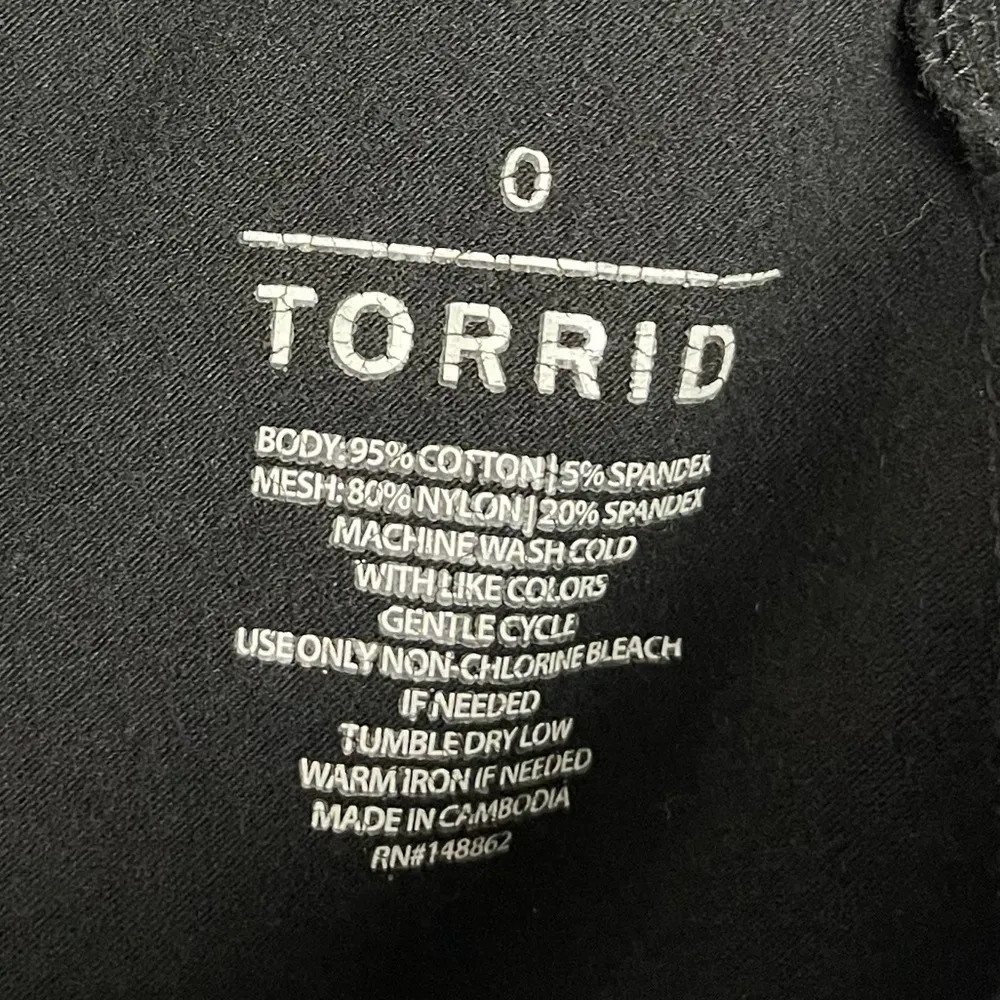 Torrid Size 0 Large Ballet Balletcore Mesh Criss Cross Leggings Yoga Dance Gym - Image 5