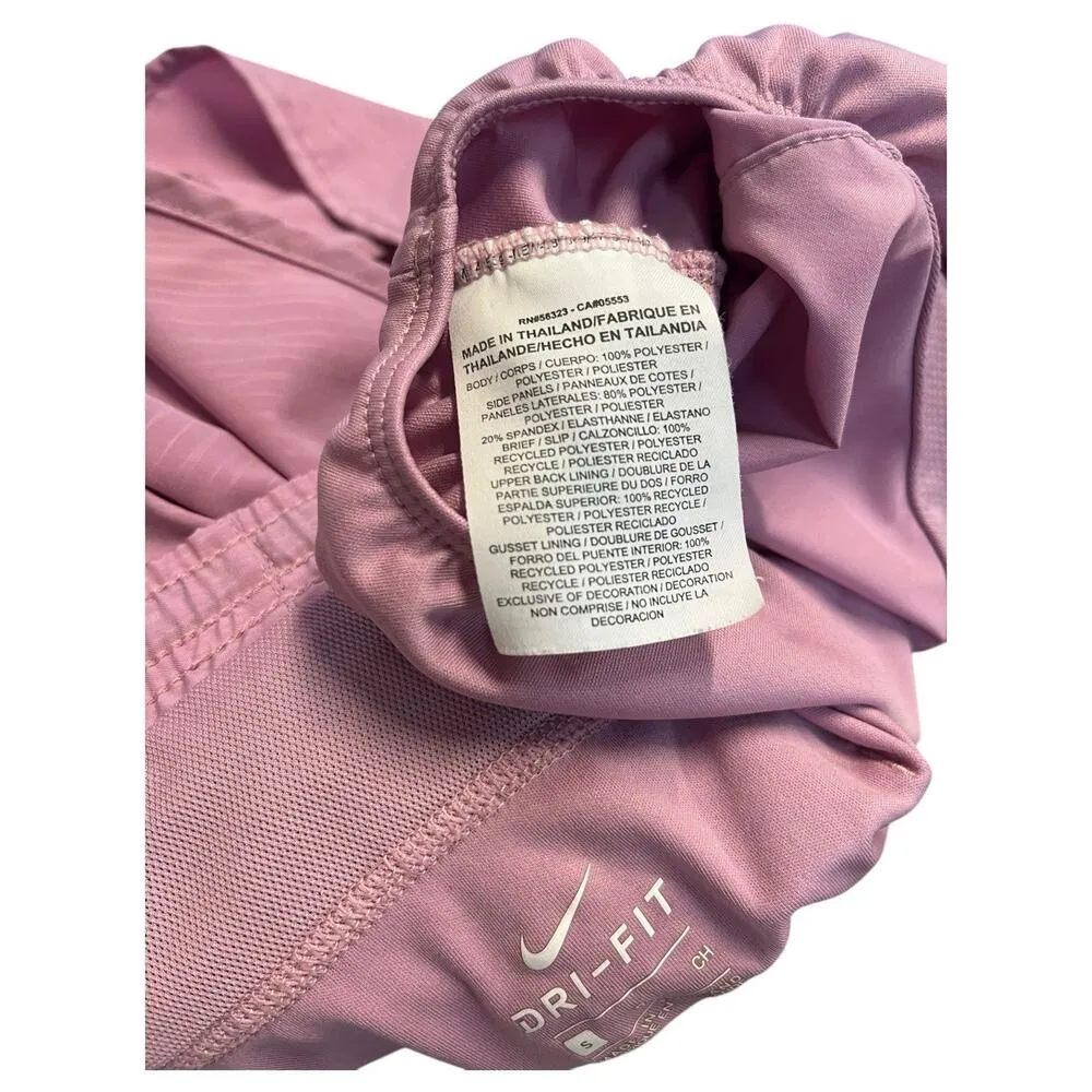 Nike Running Shorts Womens Small Pink Dri Fit Lined Athletic Walking Workout Gym - Image 13