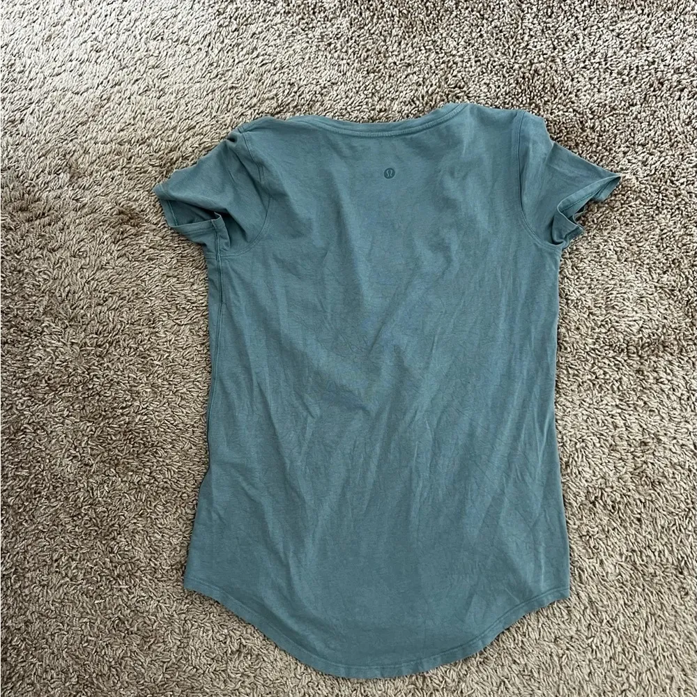 Lululemon Love V-Neck Shirt - Smoked Spruce - Image 3