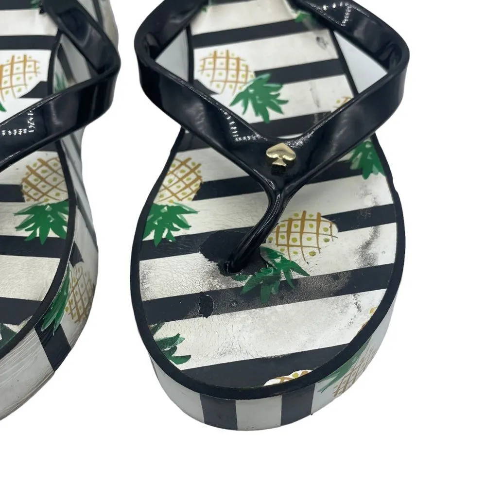 Kate Spade Remmie Flip Flop Wedge Thong Sandal 9M - Image 5