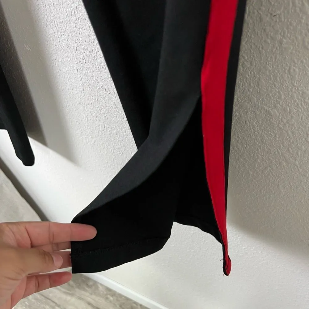 Universal Standard Black Pull-on Pants with Red Stripe-Size XS (10-12) - Image 5