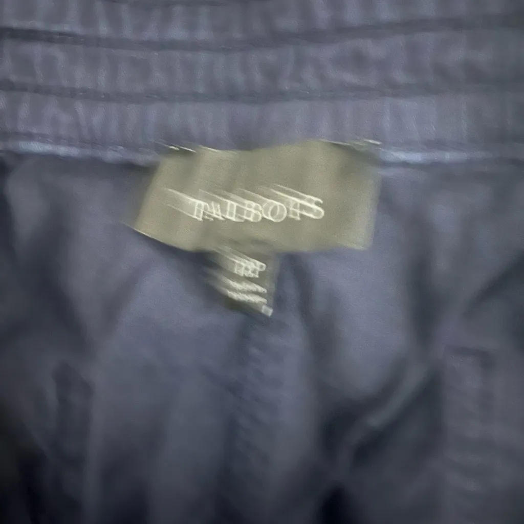 Talbots Navy Cargo Pants 12P - Image 6