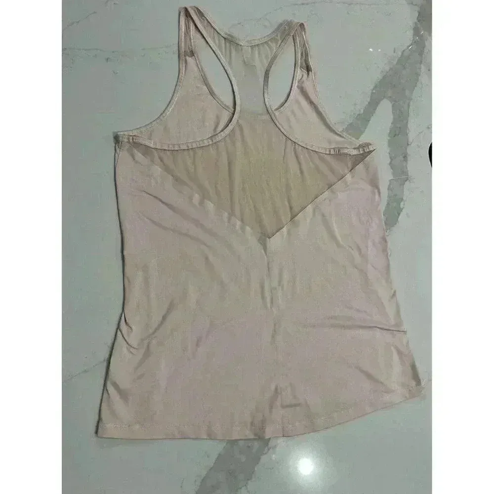 Athleta Mesh Racerback Tank Top Light Pink Size Small - Image 3