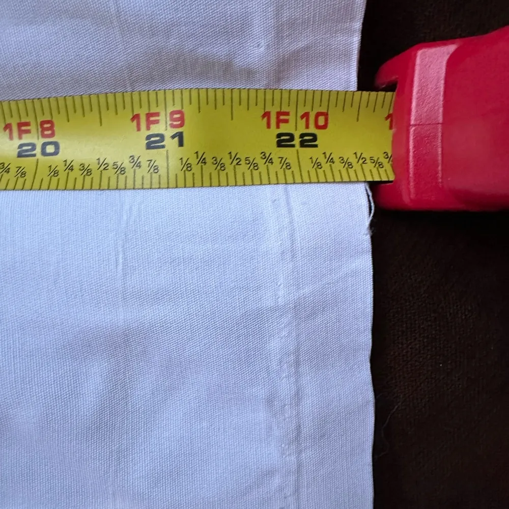 Willow Ridge Vintage Cream Button Down Pointed Hem Gold Buttons Blouse Sz 10 - Image 13