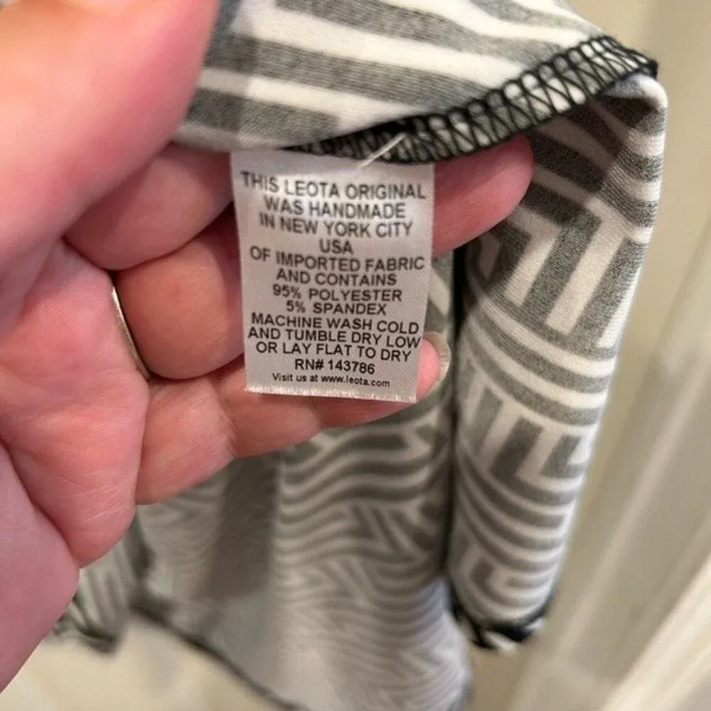 Leota Geometric Pattern dress size XL‎ petite - Image 5