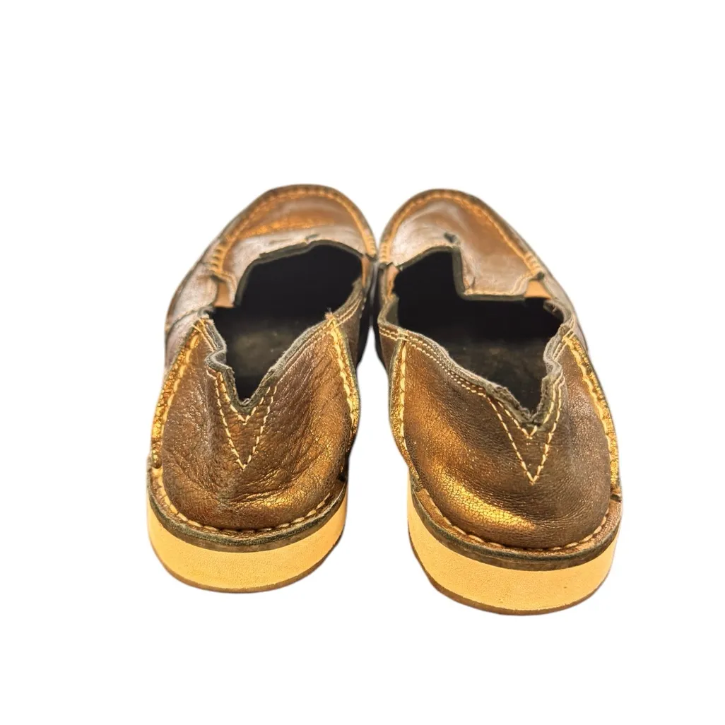 Ariat Cruiser Bronze Leather Slip On Loafers Western Casual Womens 6.5B Comfort - Image 5
