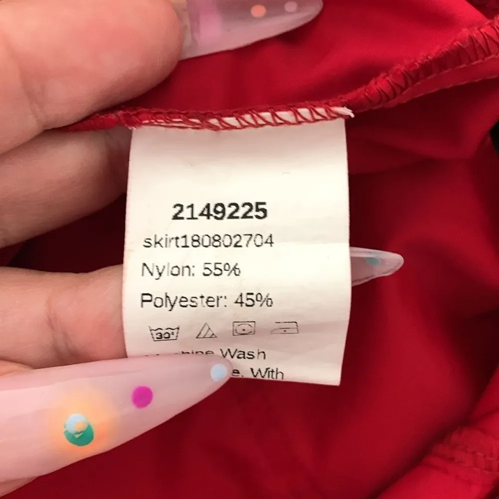 Shein Ruffle Drawstring Waist Pocket Utility Cargo Skirt - Image 9