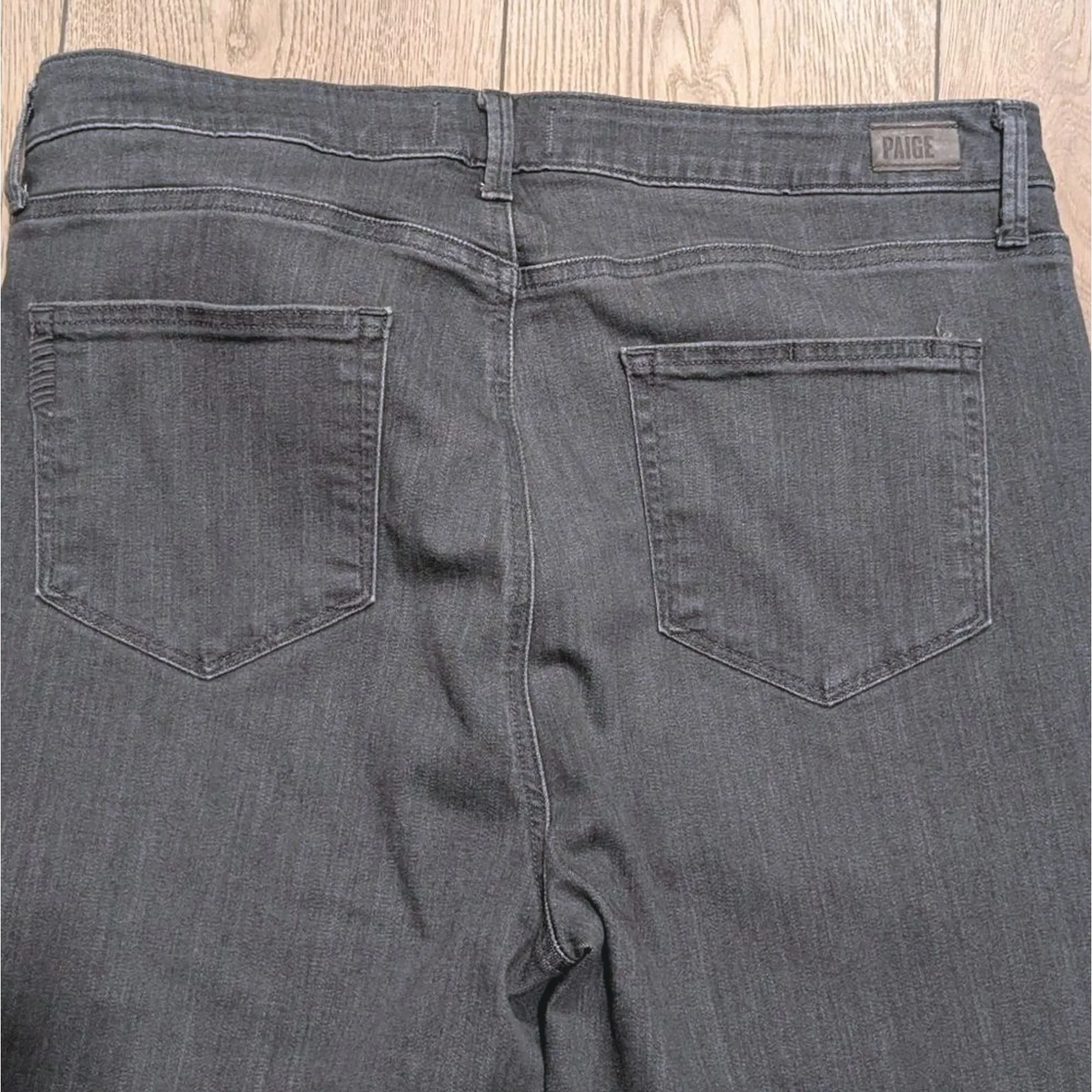 Paige Jeans‎ Womens 34 Margot Ultra Skinny Gray Premium Designer Denim Grey - Image 3