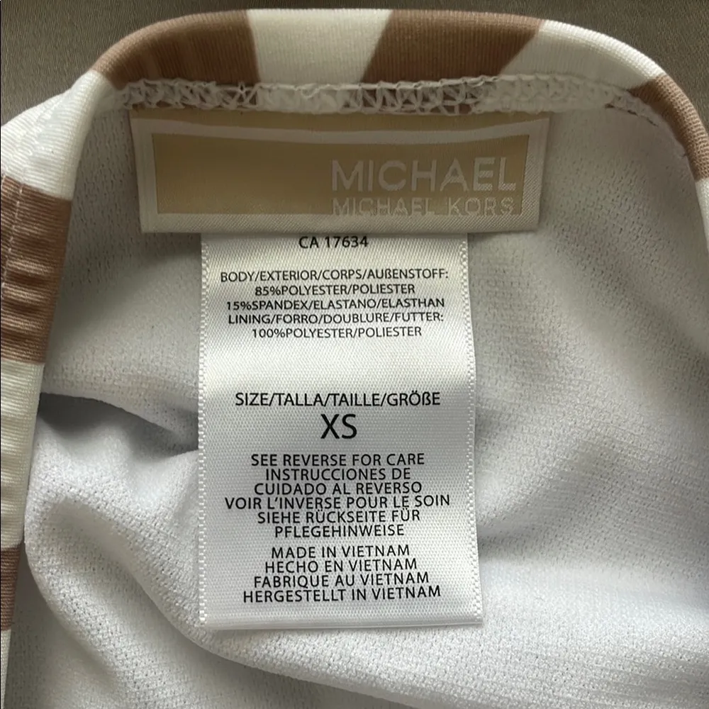 Michael‎ Kors NWT Halter 2 Piece Bikini Set size x-small - Image 3