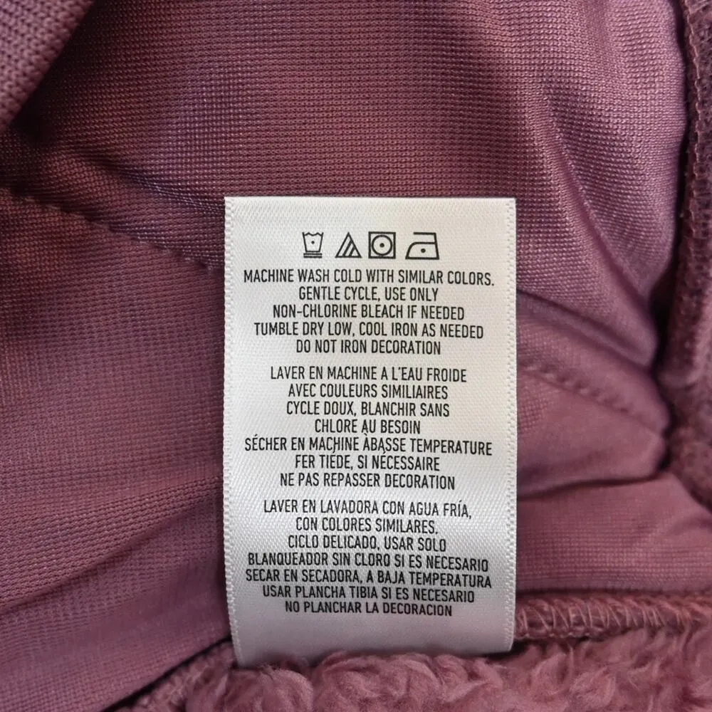 Spyder Womens L Bailey Faux Shearling Jacket in Tulipwood Purple NEW - Image 10