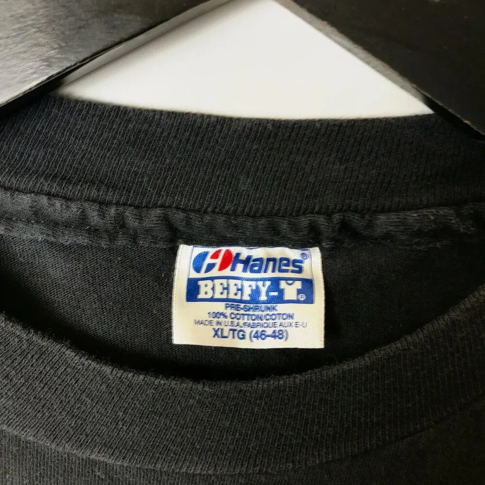 1992 Vintage Hanes ERHS T Shirt 90s Single Stitch Made In USA Graphic Tee XL - Image 12