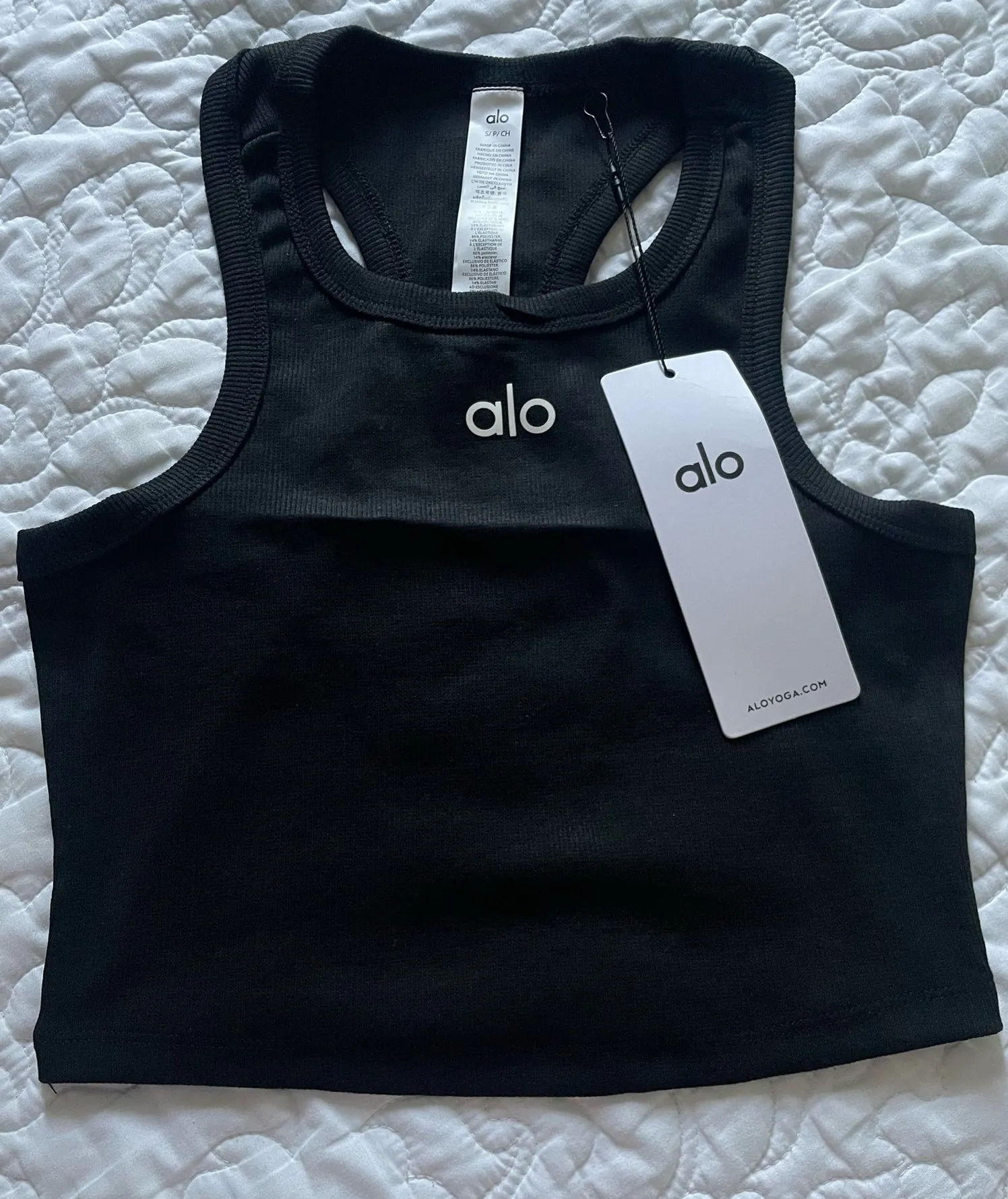 Alo Yoga Tank Top Black - $55 New With Tags - From Viviana