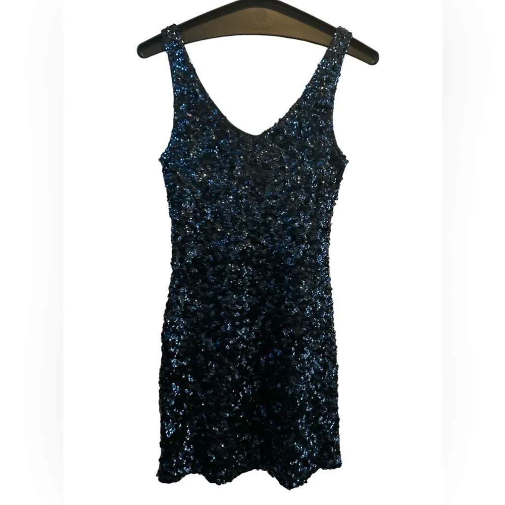 Tea And Rose Victoria Mini sequence Dress size M‎ Blue Size M - Image 2