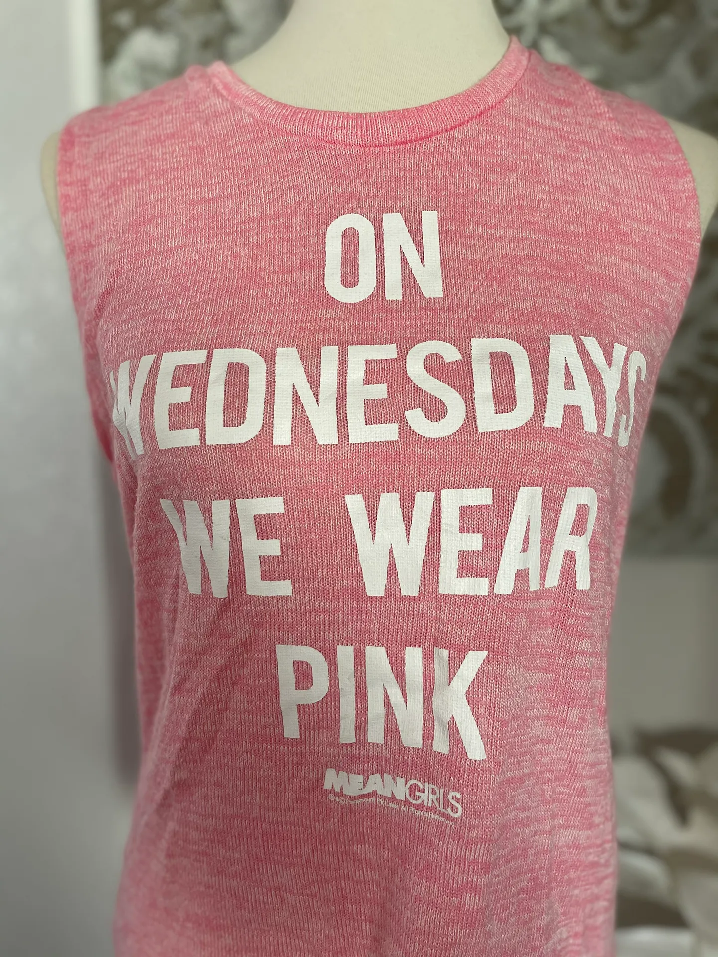 Mean Girls Pink Tank Top Size M - Image 4