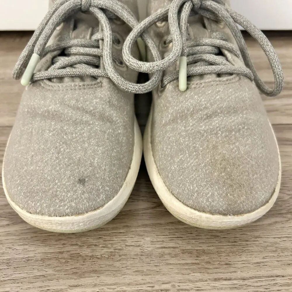 Allbirds Women's Wool Runner-up Mizzles Sneakers in Fog Size 7 - Image 5