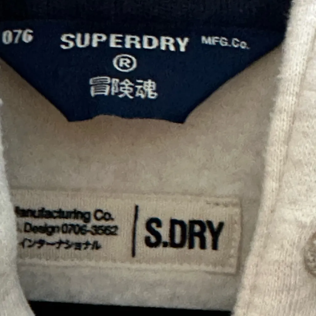SUPERDRY Women's Vintage Corp Logo Marl‎ Hoodie Size 12 - Image 5